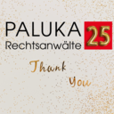 Logo Paluka Rechtsanwälte, 25 Jahre, Jubiläum